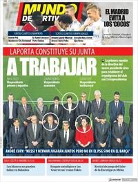 Portada Mundo Deportivo 2021-03-20