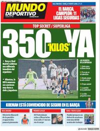 Portada Mundo Deportivo 2021-04-20