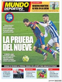 Portada Mundo Deportivo 2021-03-21