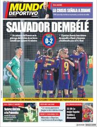 Portada Mundo Deportivo 2021-01-22