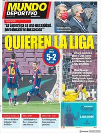 Portada Mundo Deportivo 2021-04-23