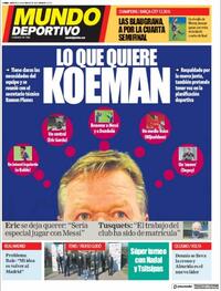 Portada Mundo Deportivo 2021-03-24