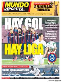 Portada Mundo Deportivo 2021-02-25