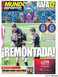 Portada Mundo Deportivo 2021-04-26