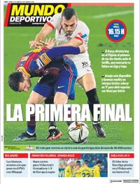 Portada Mundo Deportivo 2021-02-27