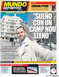 Portada Mundo Deportivo 2021-03-27