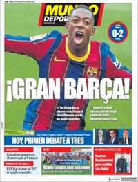 Portada Mundo Deportivo 2021-02-28