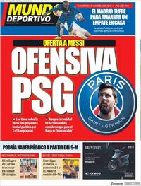 Portada Mundo Deportivo 2021-04-28