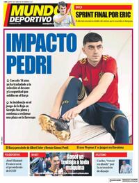 Portada Mundo Deportivo 2021-03-30