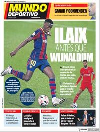 Portada Mundo Deportivo 2021-03-31