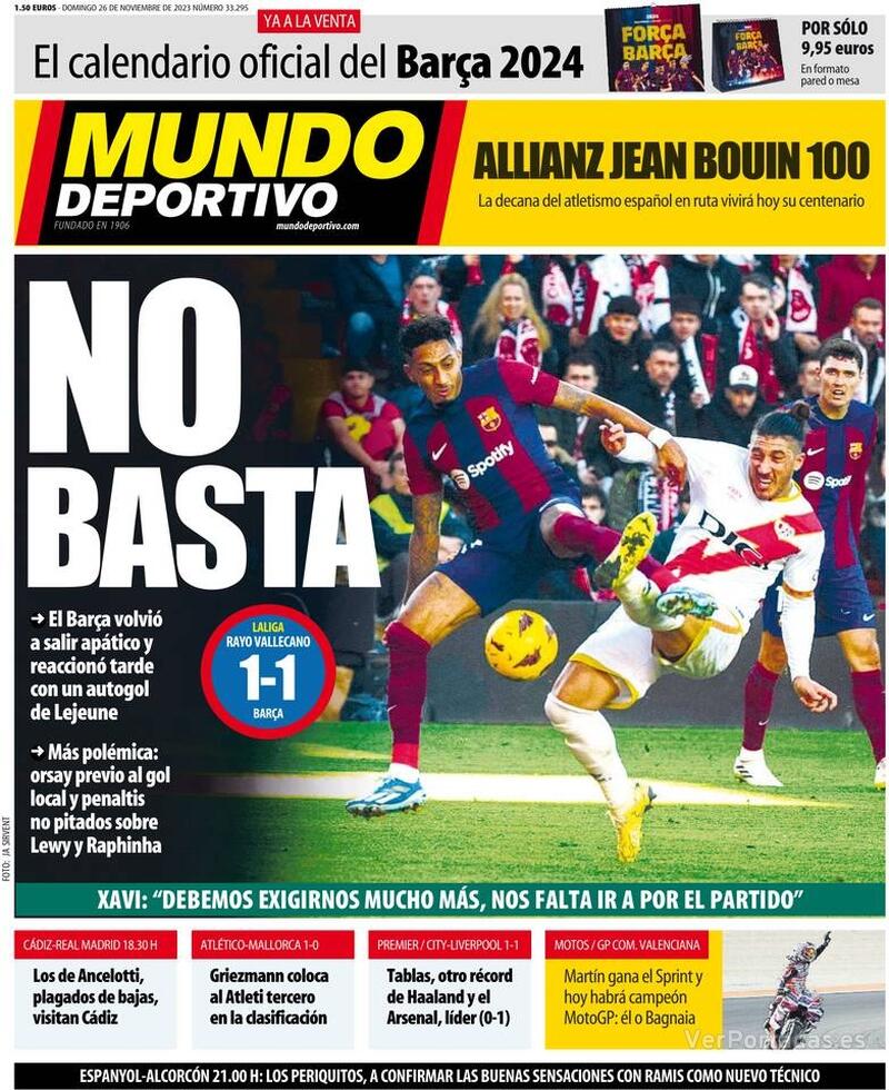 Portada Superdeporte 2023-11-26