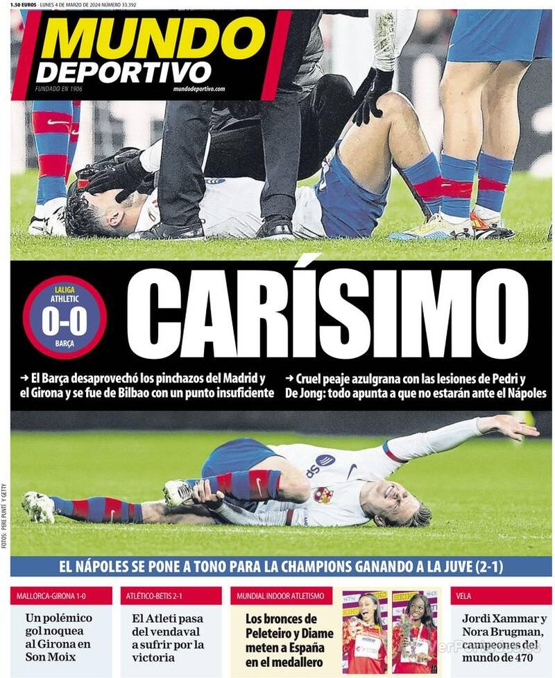 Portada Mundo Deportivo 2024-03-05