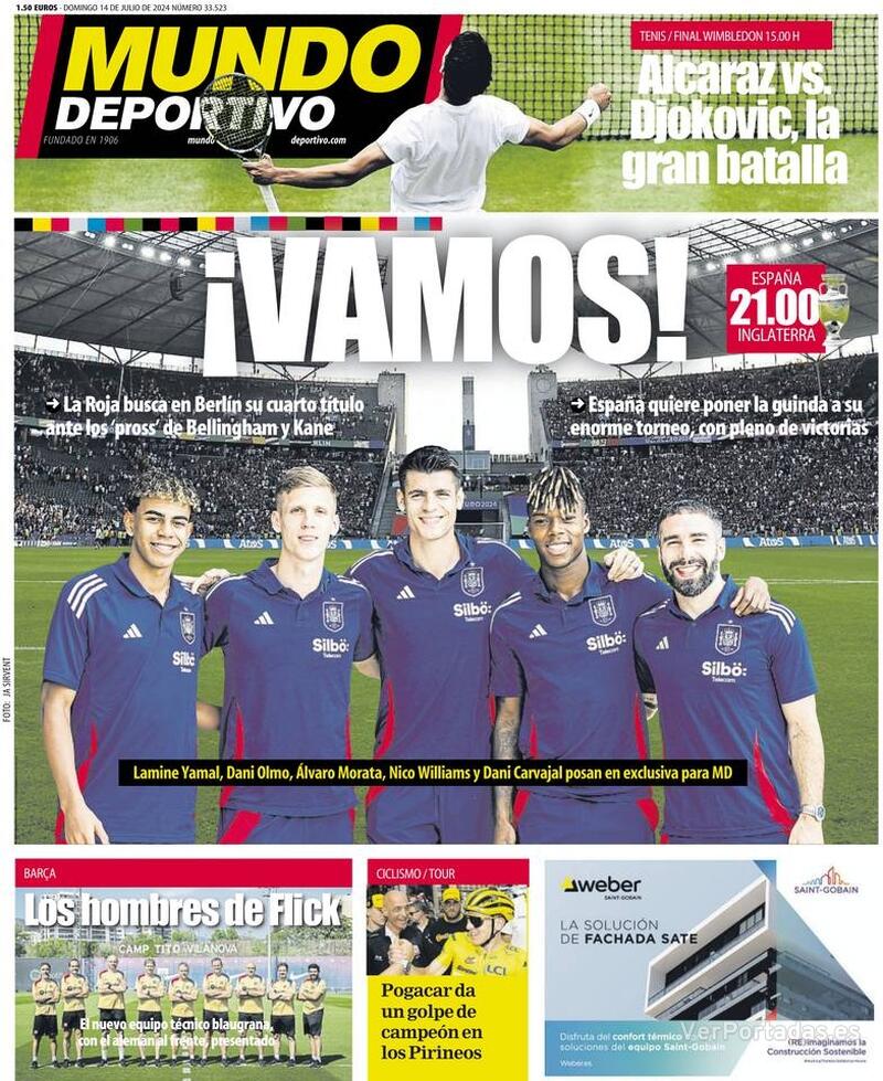 PORTADAS PRENSA DEPORTIVA DOMINGO 14 DE JULIO  Portada-periodico-mundo-deportivo-14-07-2024-0cb6794e