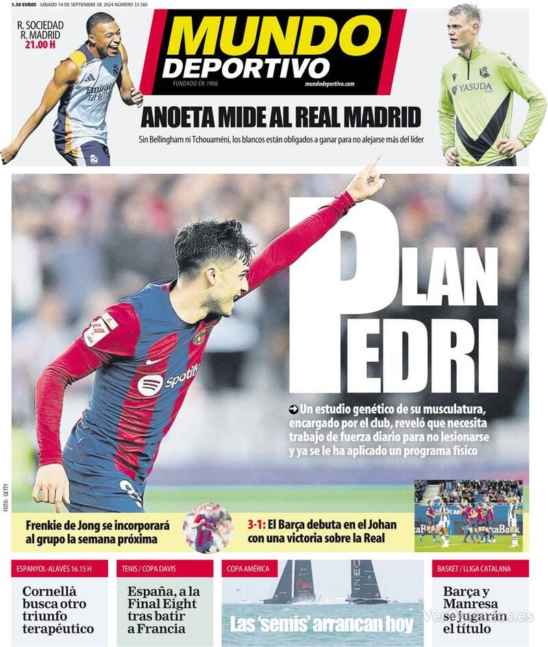 PORTADAS PRENSA DEPORTIVA SABADO 14 DE SEPTIEMBRE Portada-periodico-mundo-deportivo-14-09-2024-1efae22f