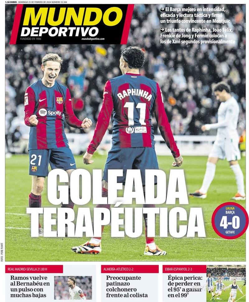 Portada Mundo Deportivo 2024-02-26