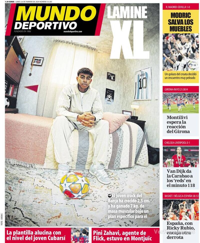 Portada Mundo Deportivo 2024-02-27