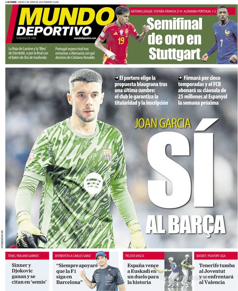 Portada Superdeporte 2025-06-05