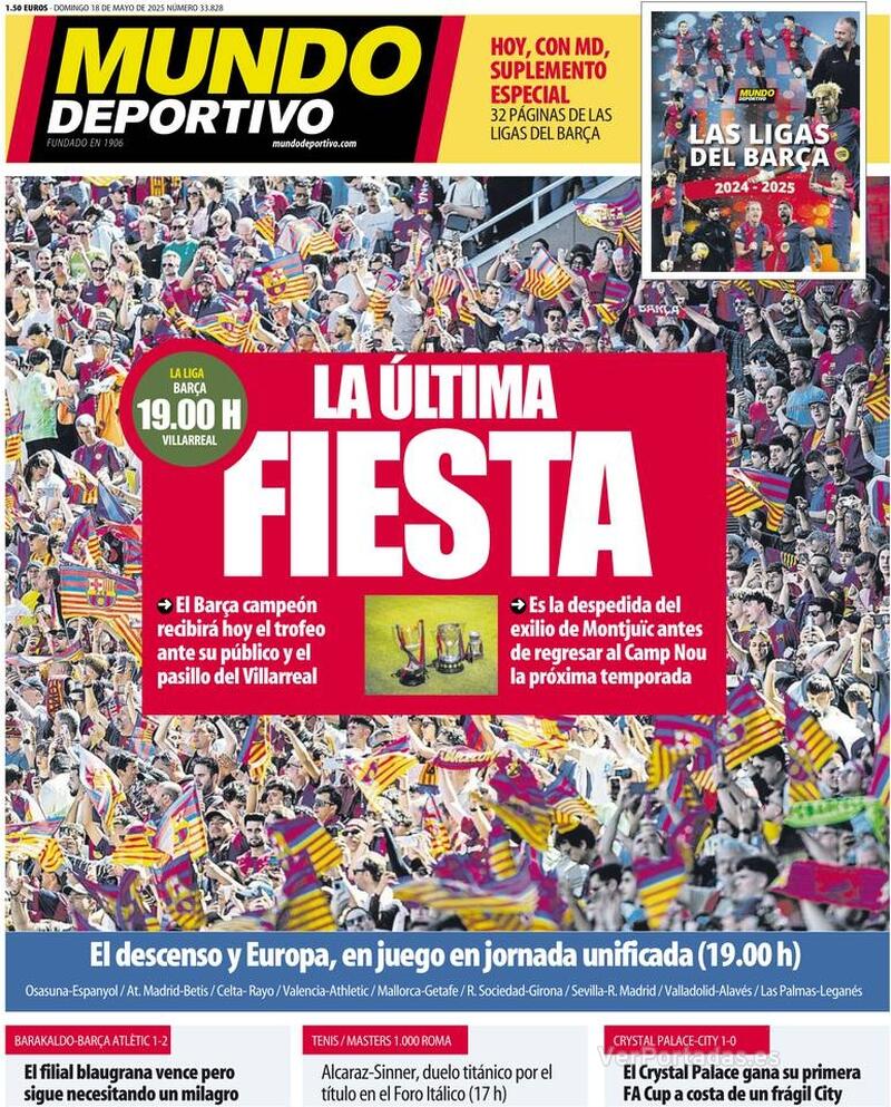 Portada Superdeporte 2025-05-18