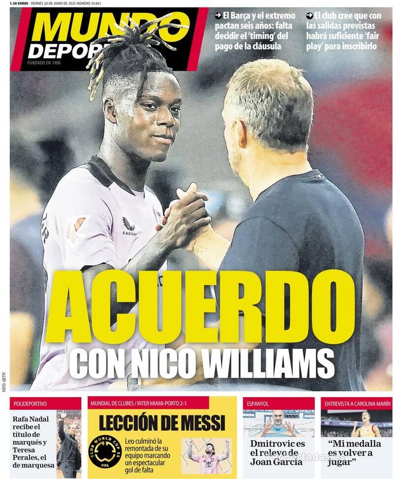 Portada Superdeporte 2025-06-20