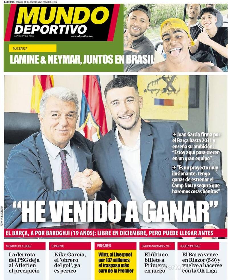 Portada Superdeporte 2025-06-21