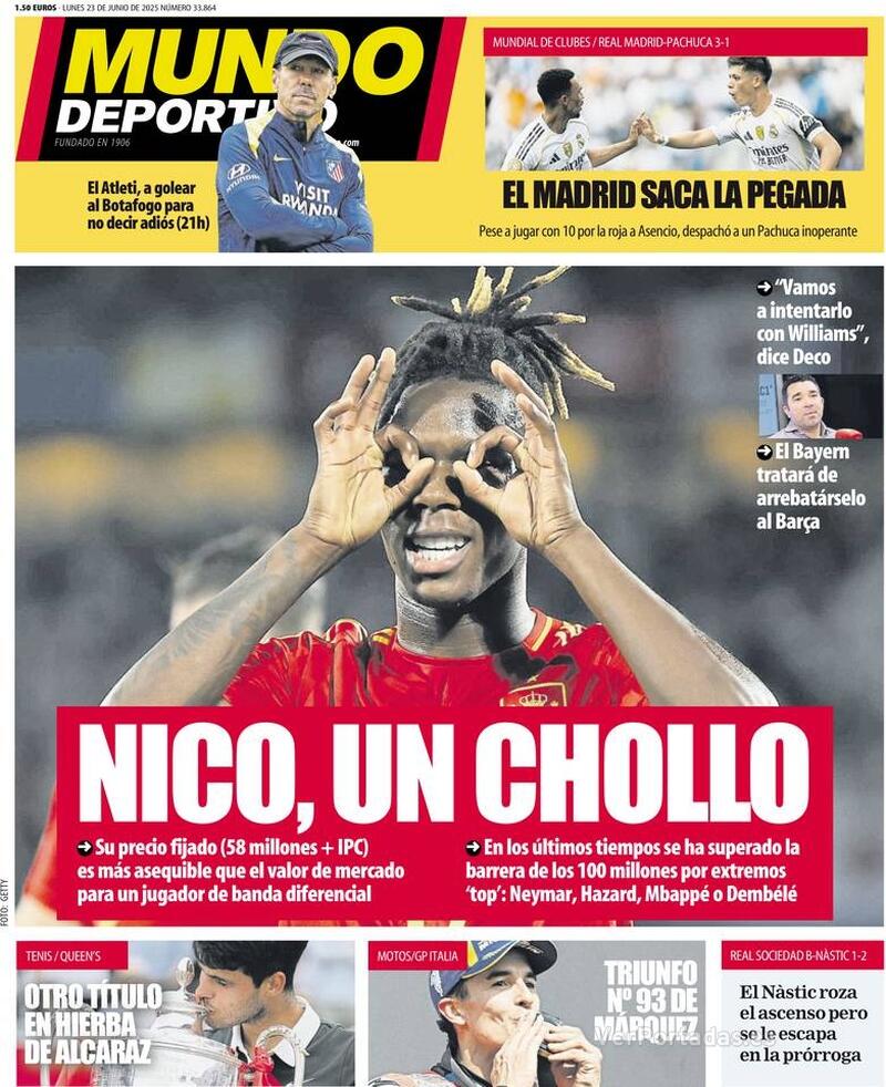 Portada Superdeporte 2025-06-23