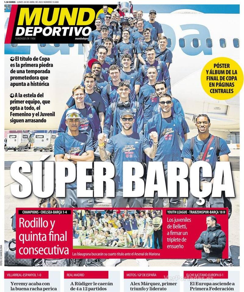 Portada Superdeporte 2025-04-28