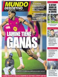 Portada Mundo Deportivo 2025-11-01
