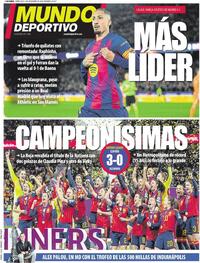 Portada Mundo Deportivo 2025-12-03