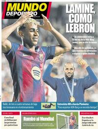 Portada Mundo Deportivo 2025-09-04