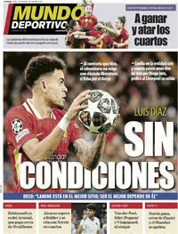 Portada periódico Mundo Deportivo