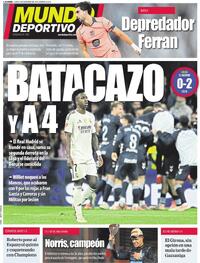 Portada Mundo Deportivo 2025-12-08