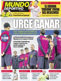 Portada Mundo Deportivo 2025-11-09