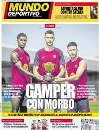 Portada Mundo Deportivo 2025-08-10