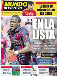 Portada Mundo Deportivo 2025-10-11