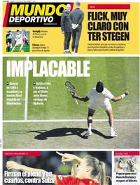 Portada Mundo Deportivo 2025-07-12
