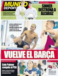 Portada Mundo Deportivo 2025-07-14