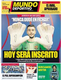 Portada Mundo Deportivo 2025-08-14