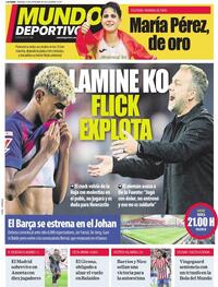 Portada Mundo Deportivo 2025-09-14