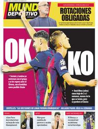 Portada Mundo Deportivo 2025-10-14