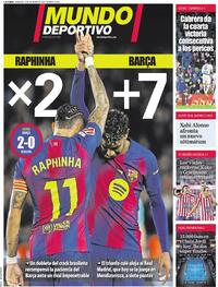 Portada Mundo Deportivo 2025-12-14