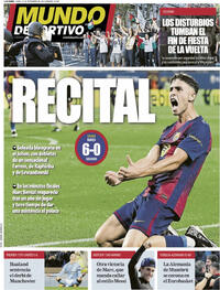Portada Mundo Deportivo 2025-09-15