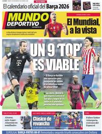Portada Mundo Deportivo 2025-11-15