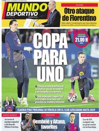 Portada Mundo Deportivo 2025-12-16