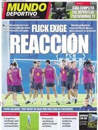 Portada Mundo Deportivo 2025-10-17