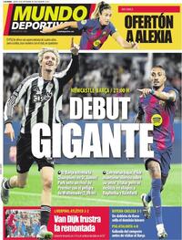 Portada Mundo Deportivo 2025-09-18