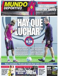 Portada Mundo Deportivo 2025-10-18