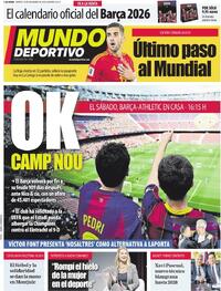 Portada Mundo Deportivo 2025-11-18