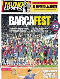 Portada Mundo Deportivo 2025-05-19