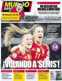 Portada Mundo Deportivo 2025-07-19