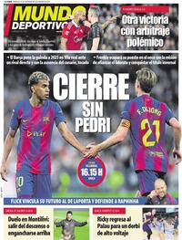 Portada Mundo Deportivo 2025-12-21